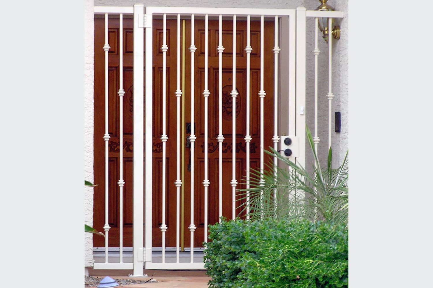 Tall Security Entry Gate and Panels